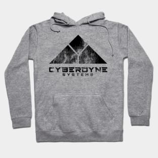 Worn Cyberdyne Logo (Black) Hoodie